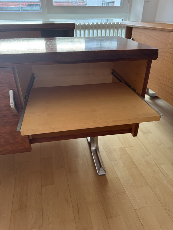 Image 1 of Complete Wilhelm Renz Mid-Century conference set, 1970s (chairs, tables, sideboards)