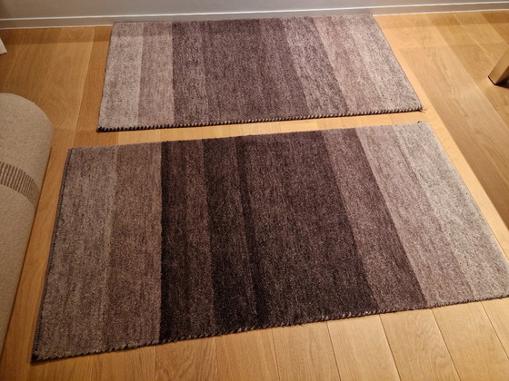 Image 1 of 2 tapijtjes India Gabbeh S-07/Grey+ certificaat