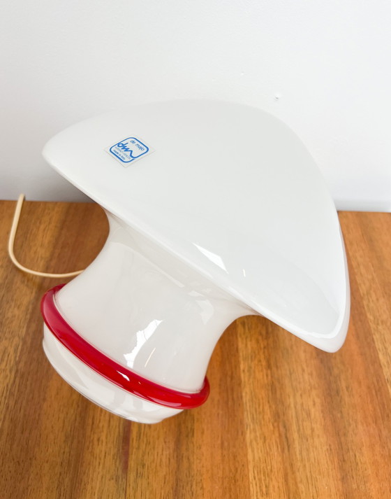 Image 1 of Murano Glass Mushroom Table Lamp by De Majo, 1970's