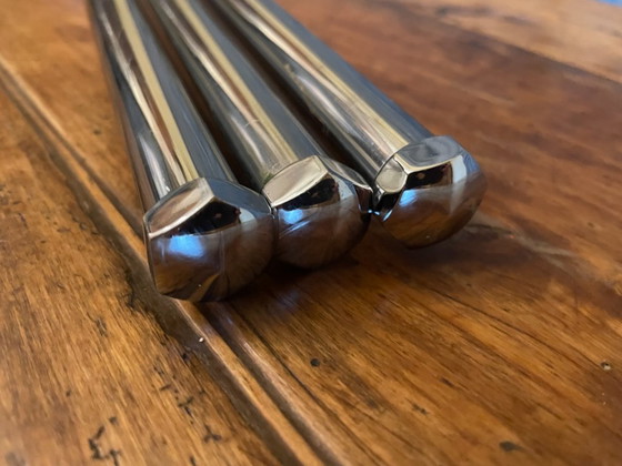 Duschstange Duschablage Art Deco 1930 Französisch – Dekorative Objekte, Messing (photo 7 of 11)