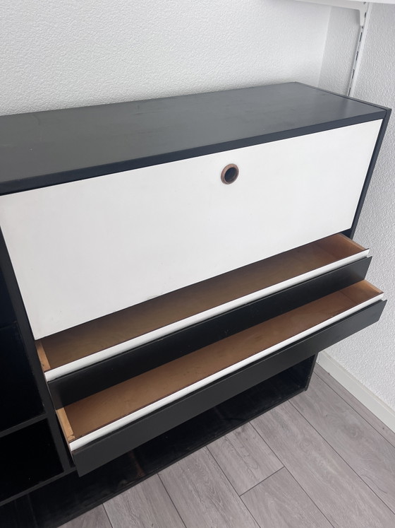 Vintage (jaren 60) secretaire/dressoir – Kasten, Wood (photo 8 of 8)