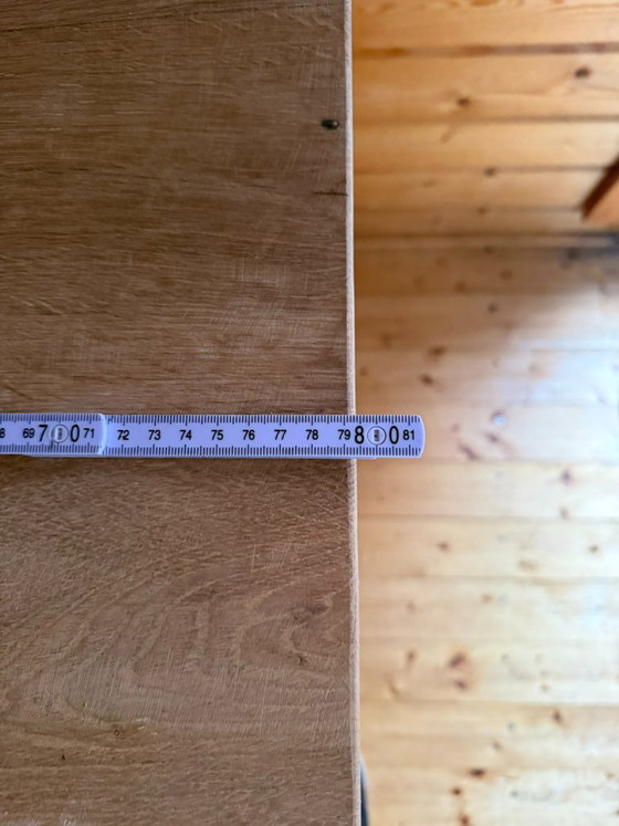 Tisch mit Schublade antik Eiche, Esstische, Holz, Braun (Foto 12 von 14)