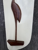 Pannello da parete vintage con gru della metà del secolo scorso