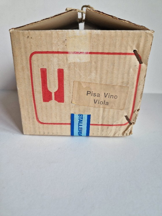 Image 1 of Set of 6 Vintage Alexandrite Wine Glasses, Vecris-Italy