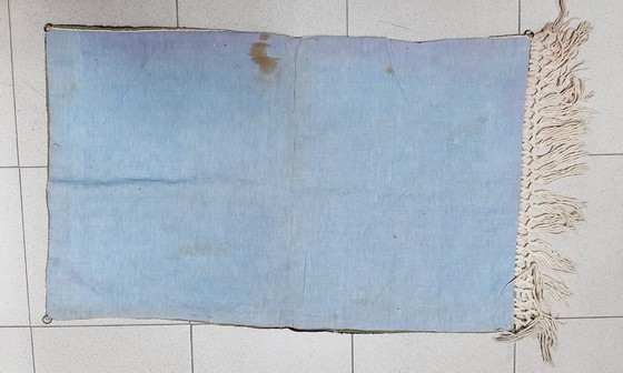 Image 1 of Vintage hand woven wool rug