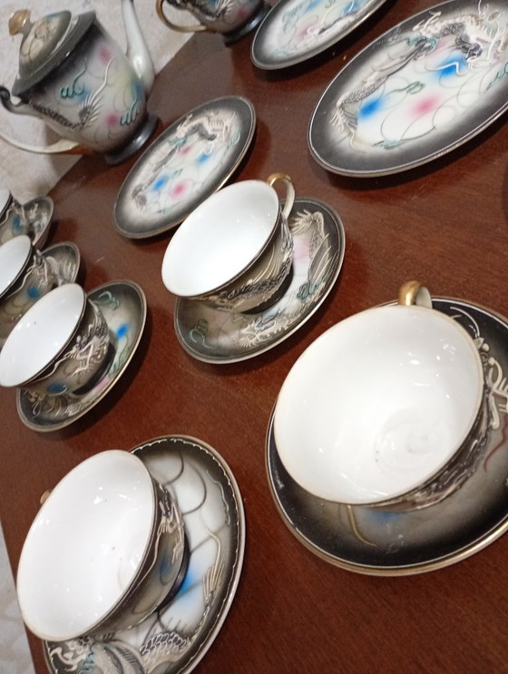 Image 1 of Juego de café y té japonés Satsuma