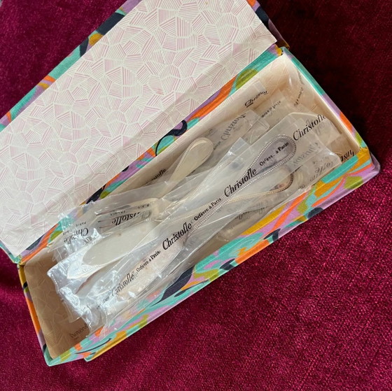 Christofle - Christofle cutlery set with silver metal beads for 12 people. 172 items. (photo 14 of 14)