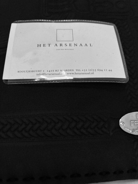 Image 1 of Leather FENDI saddlebag