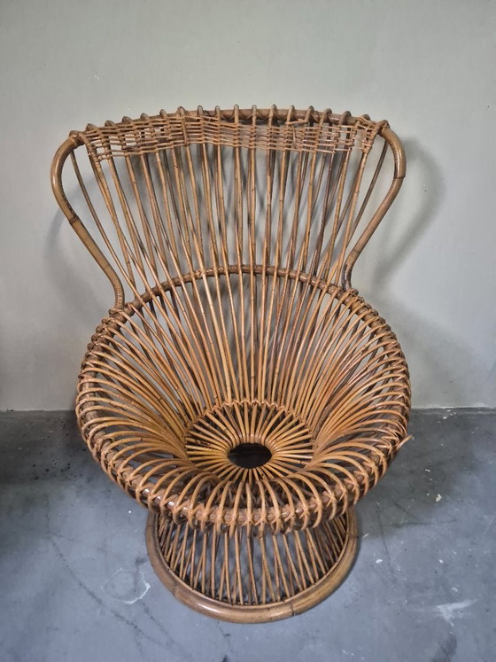 Fauteuil lounge Margherita vintage – Bonacina, Rattan (photo 4 of 18)