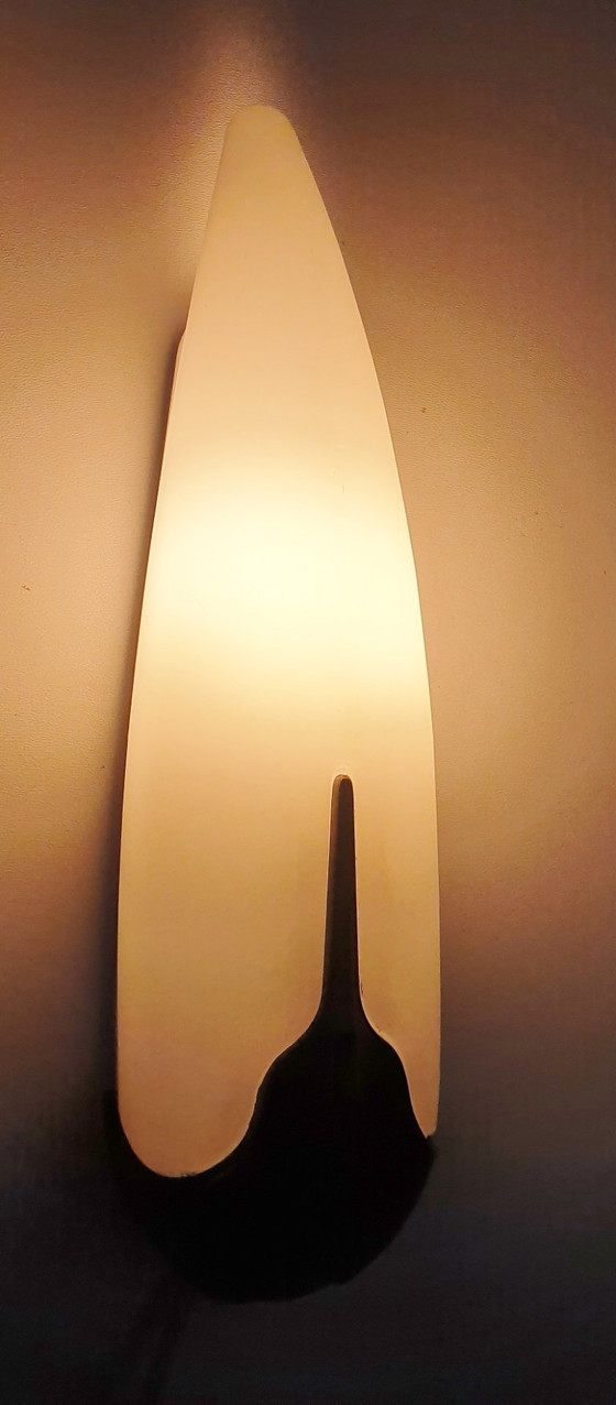 Image 1 of Herda - Wall lamp - 20.0605/1 - Glass, Metal