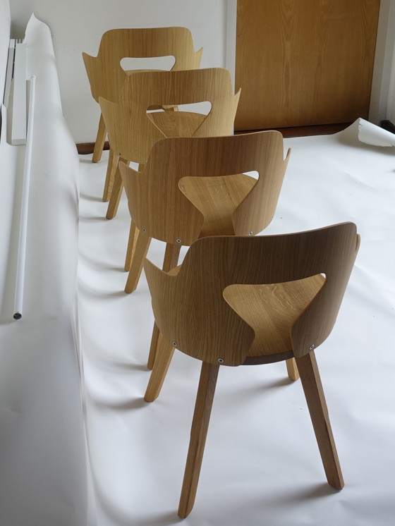 Image 1 of 4X Stammplatz Chair, Design Alfredo Häberli, With Armrests