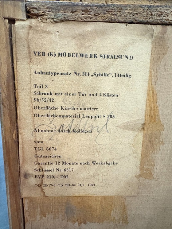 Image 1 of Mid-century string shelving / vintage wall shelf / Sybille 314 living room wall unit / living room wall unit