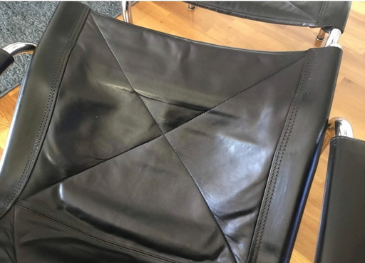 Fauteuil réglable avec repose-pieds, Strässle CH, design de Hans Eichenberger, 1967