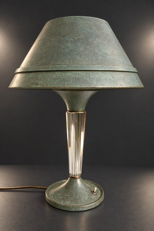 Art Deco Designlampe Gênet et Michon ( Paris ca. 1930 )