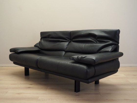 Image 1 of Leather sofa Alanda, Italian design, 1980s, manufacturer: B&B Italia, designer: Paolo Piva
