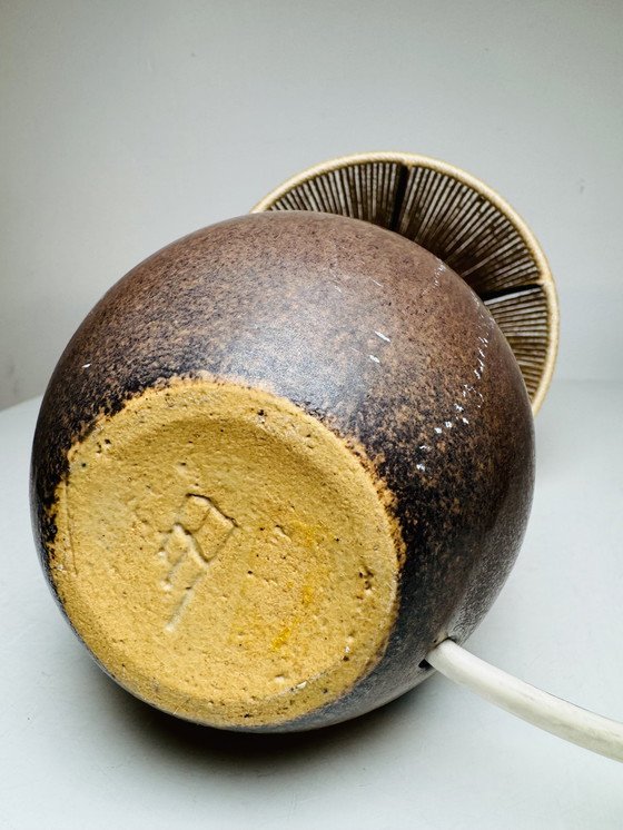 Image 1 of KERAMIEK EN SISAL TAFELLAMP VAN AGNE ARONSSON, ZWEDEN, 1960