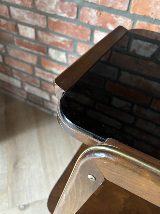 Image 1 of Carrello di servizio vintage degli anni '50 o '60, design danese Mid-Century Modern.
