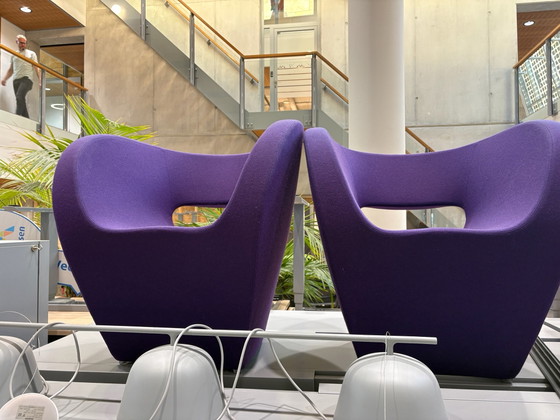 Splendide poltrone Moroso Victoria & Albert viola – Tessile, Lana (photo 2 of 5)