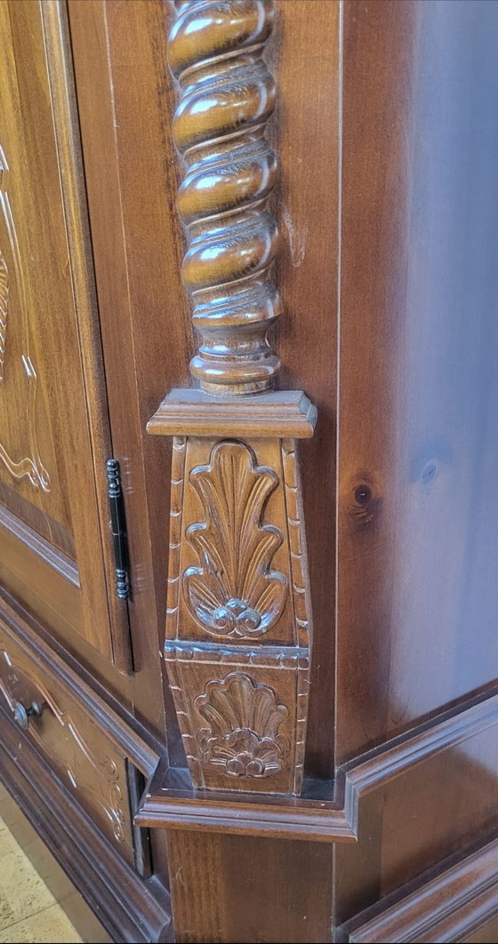 Magnificent Baroque Style Solid Wood Cabinet – Metal (photo 4 of 6)