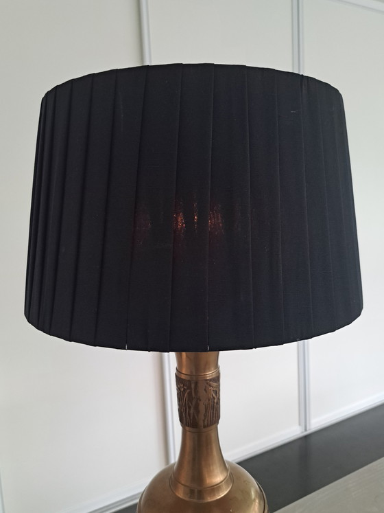 Image 1 of James Mont Korean vintage brass lamp