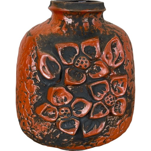 Vase vintage en céramique par Heinz Siery pour Carstens Tönnieshof, Allemagne, années 1970