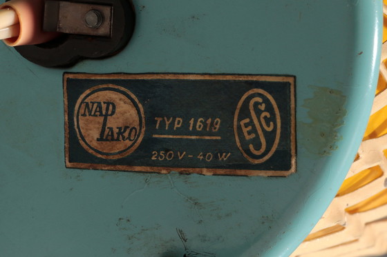 Image 1 of Lampada da terra vintage a forma di razzo di Josef Hurka, anni &#39;50