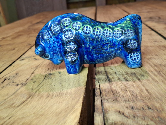 Image 1 of Bitossi Aldo Londi Rimini Blue Stier