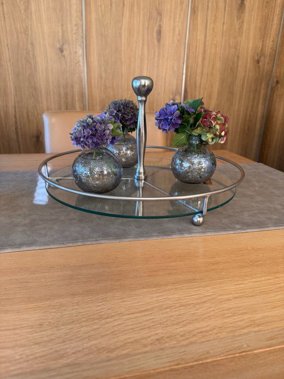 Riviera Maison Woldingham Cake Stand - etagère - – Rivièra Maison, Tafelaccessoires, IJzer, Glas (photo 9 of 12)