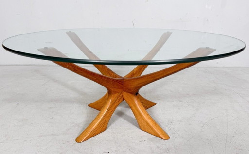 ILLUM WIKKELS Ø. para mesa de centro / aparador Niels Eilersen Modelo T118 - Dinamarca, años 70