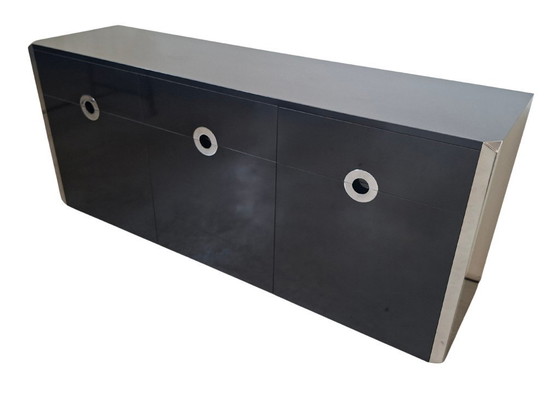Image 1 of Iconica Credenza 3 Ante "Alveo" di Willy Rizzo per Mario Sabot – Design Anni '70