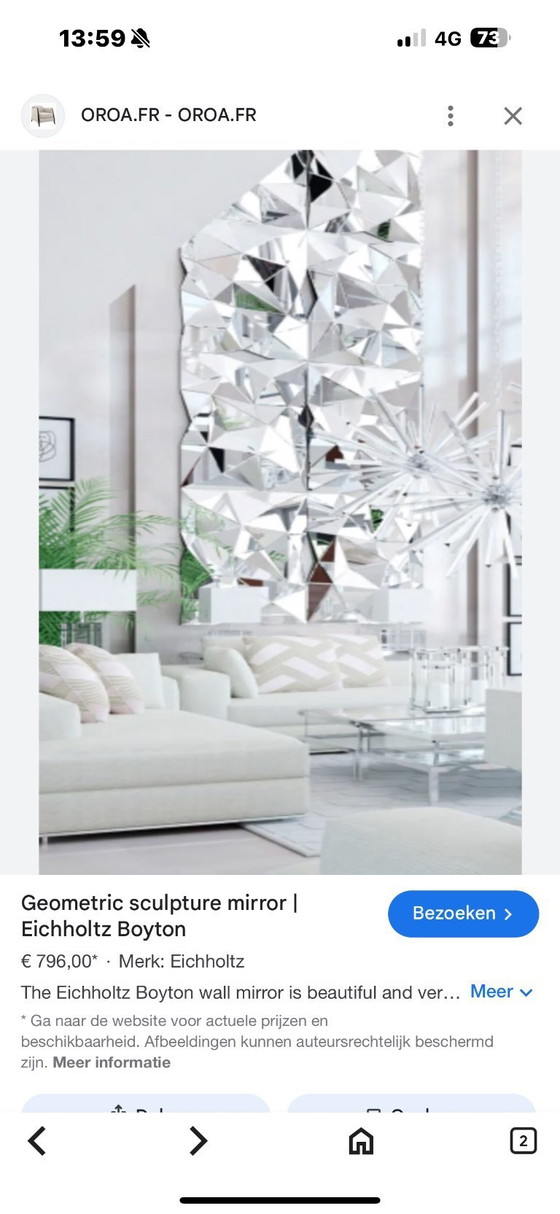 Image 1 of Espejo Eichholtz Espejo Boyton