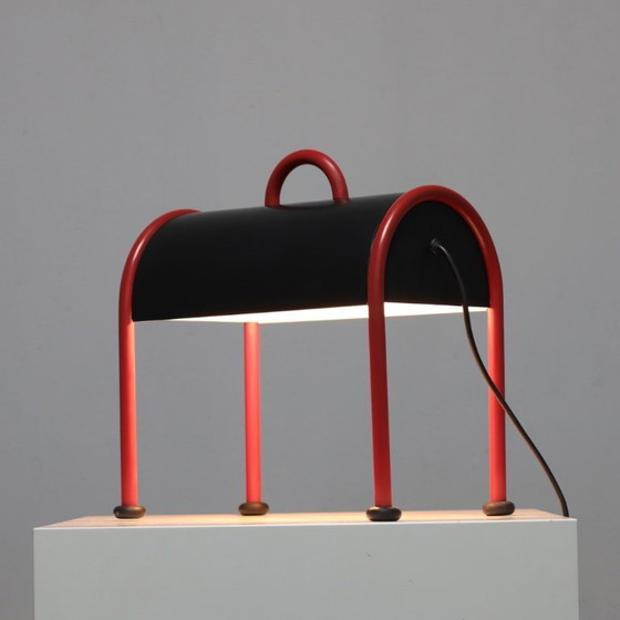 Image 1 of Lámpara de mesa “Valigia” de Ettore Sottsass para Stilnovo, Italia, 1977