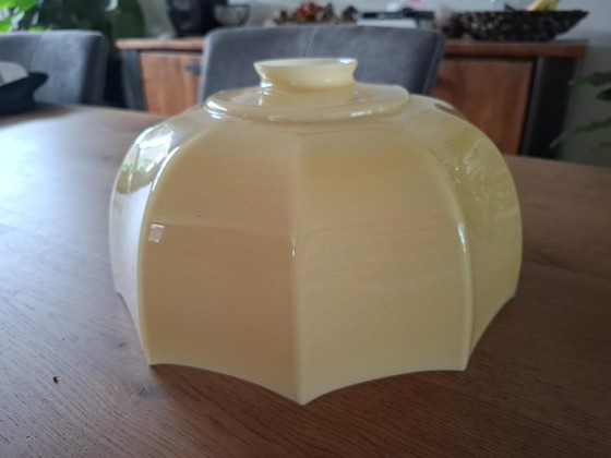 Vintage Opaline Glass Lampshade 26 Cm – Art Deco Style – Pendant lamps, Other (photo 2 of 5)