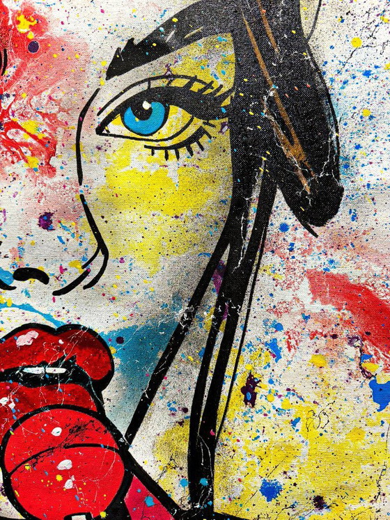 Image 1 of GONGAS - Wachtend op jou - Kunstenaarsdoek