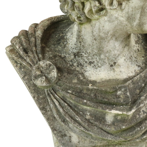 Image 1 of Large Apollo Bust Garden Statue