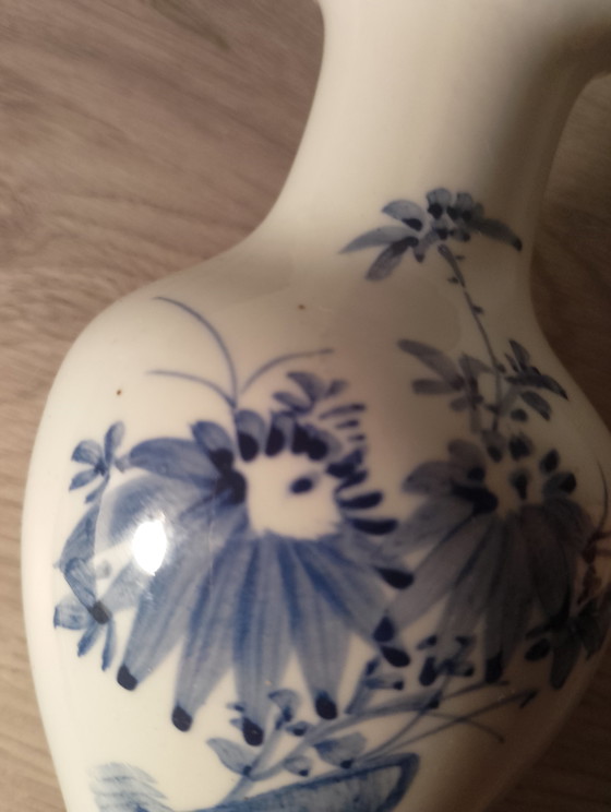 Image 1 of Rare vase en porcelaine de France style japonisant rébus républicain exposition universelle 1900 état de cabinet 