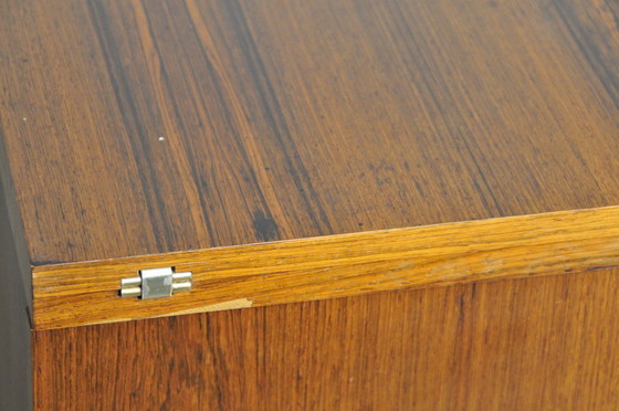 Image 1 of Bernina Favorit Mobili per cucire - Mobile in teak vintage degli anni '60/'70 mobile per giradischi