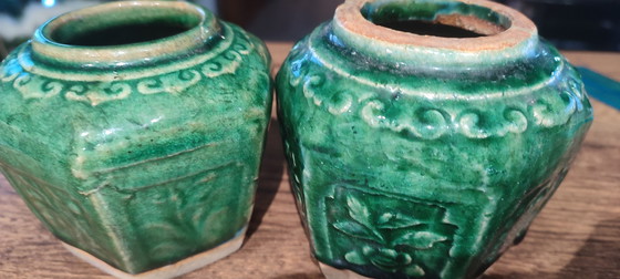 Image 1 of Antique Chinese ginger jars