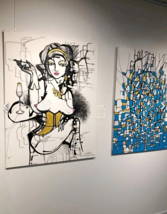 Image 1 of Composition abstraite XXL de Natia Antadze