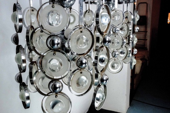 Image 1 of Pair of Pendant Lights by Oscar Torlasco, Italy, 1970s