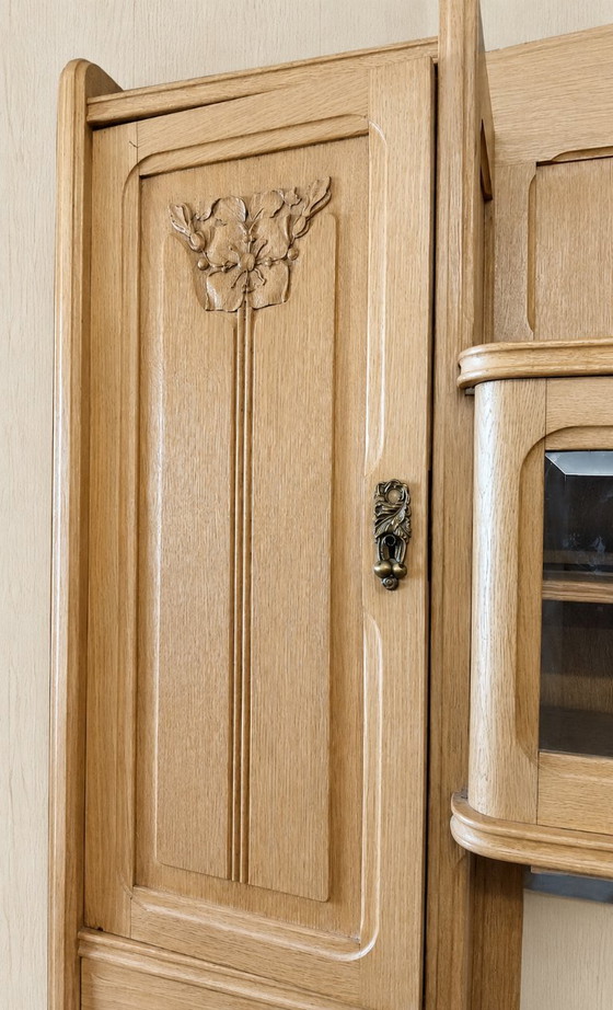 Image 1 of Brocante country light oak buffet cabinet