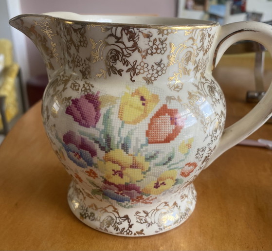 Image 1 of Vintage H&K Tunstall Creamer, 1930s