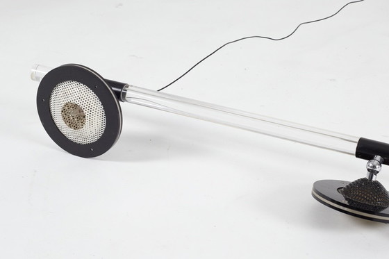 Image 1 of lampe design postmoderne Harco Loor 1980 plexiglas