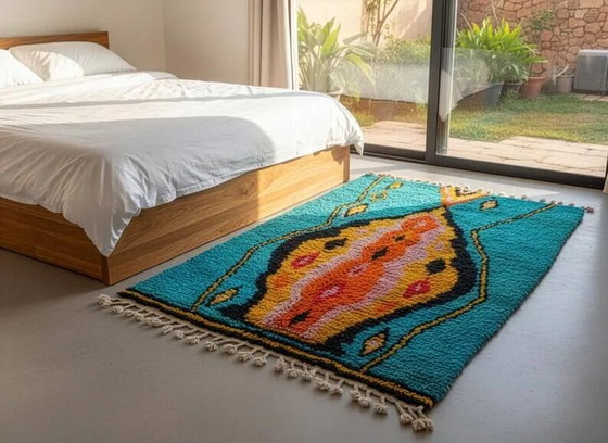 Rare tapis berbère artisanal 200cmx300cm – Modern (photo 3 of 7)