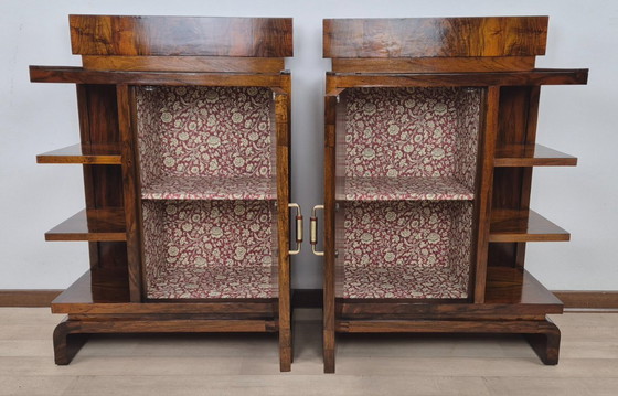 Image 1 of Mesitas de noche Art Déco de Amalfi de 1920.