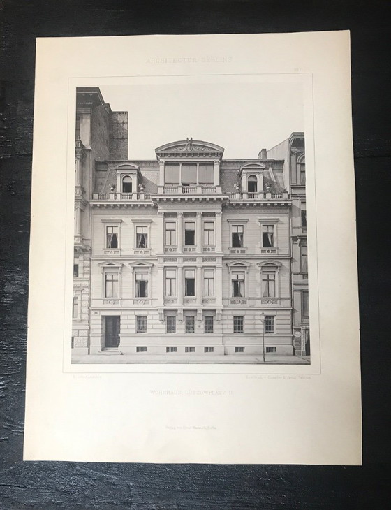 Image 1 of Illustrations of 19th century Berlin architecture