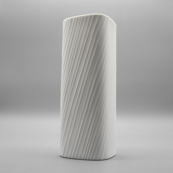 Image 1 of Rosenthal Studio Line Bisque Porcelain Vase Duo Werner Schreib & Martin Freyer 