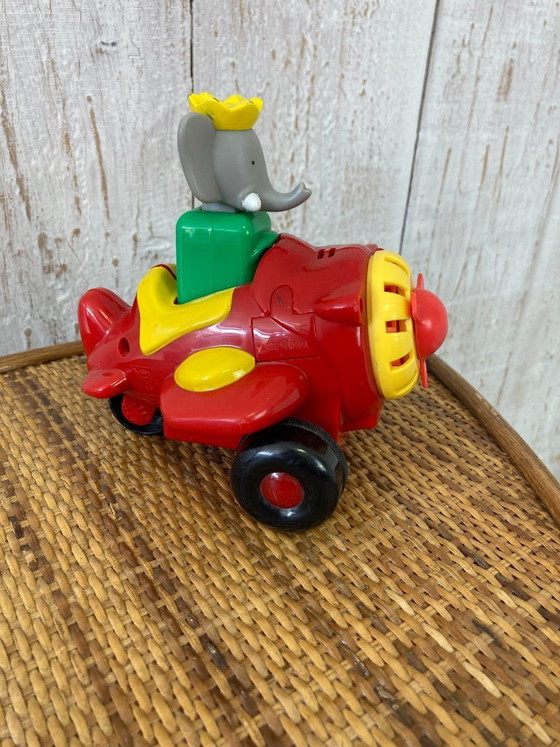 Image 1 of Vintage Babar airplane toy