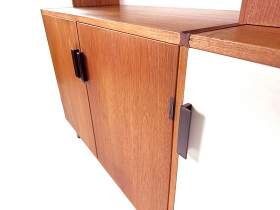 Pastoe Made To Measure Wandmeubel Van Cees Braakman – Boekenkasten, Plastic, Wood, Vintage (photo 7 of 8)