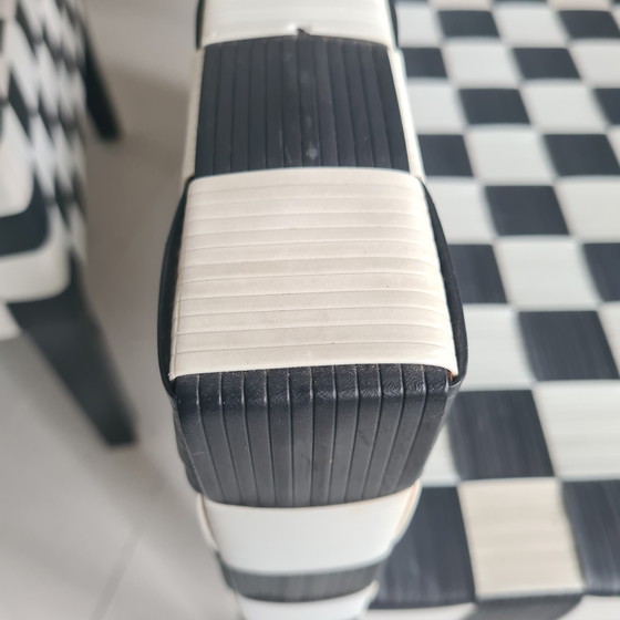 Image 1 of MANO DA poltroncine 2 pezzi scacchi blocco cinghia